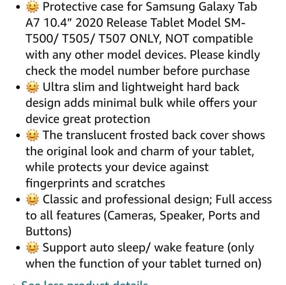 Pro Case Galaxy Tab A7 10.4", navy - Picture 5 of 5